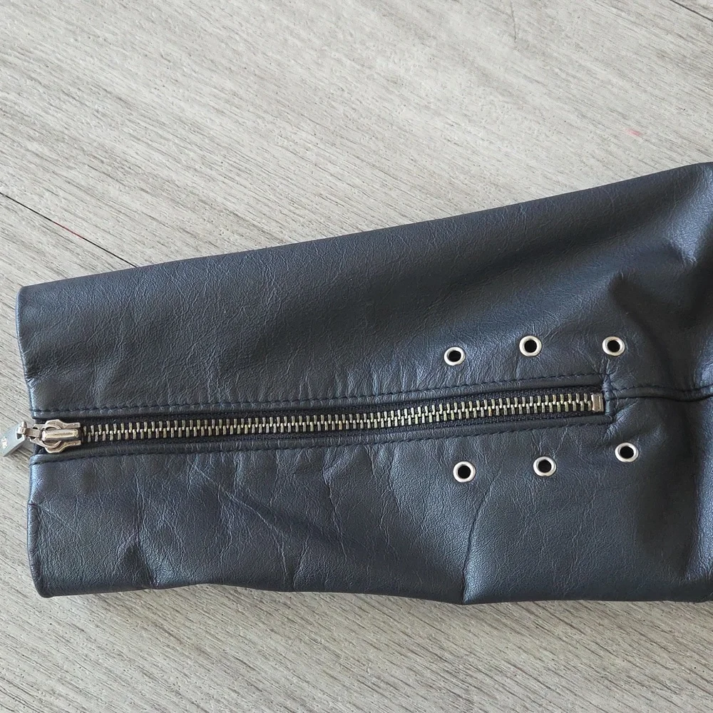 Women's Harley- Davidson Wicked Willie G Skull Genuine Leather Size S. Swarvoski - Picture 3 of 16